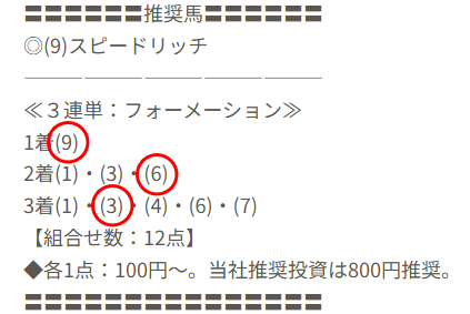 レース結果